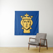 Tenture Stockholm city flag Sweden symbol (En situation)