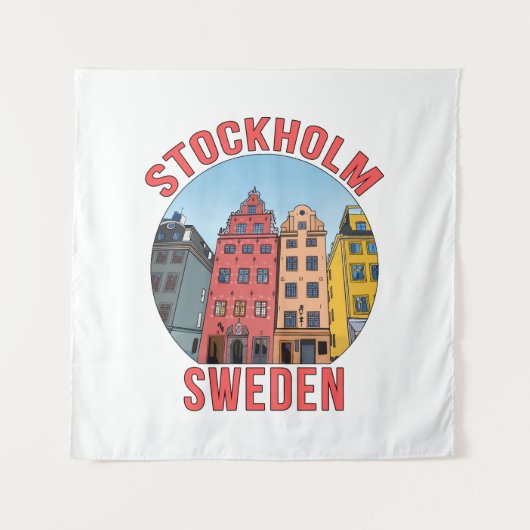 Tenture Stockholm Suède (Devant)