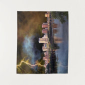 Tenture Stormy Richmond Skyline (Devant)