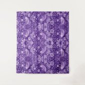 Tenture Strawberry Thief Purple, William Morris (Devant)