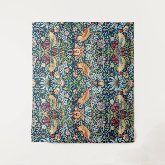 Tenture Strawberry Thief, William Morris (Devant)