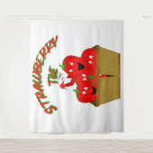 Tenture Strawberry Time ! (Devant)