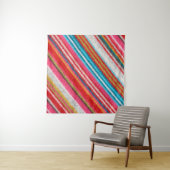 Tenture Striped woolen fabric. More fabrics in my port. (En situation (horizontale))