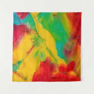 Tenture strokes of multi-colored paint close-upabstract,ar