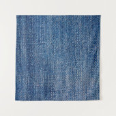 Tenture Structure en denim tissu Jeans bleu (Devant (Horizontal))