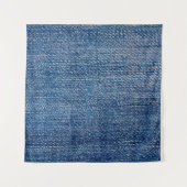 Tenture Structure en denim tissu Jeans bleu (Devant)