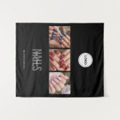 Tenture Studio de manucure Black Nails Photo Collage Salon (Devant (Horizontal))