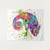 Tenture Style d'aquarelle des teintures Chameleon (Devant (Horizontal))