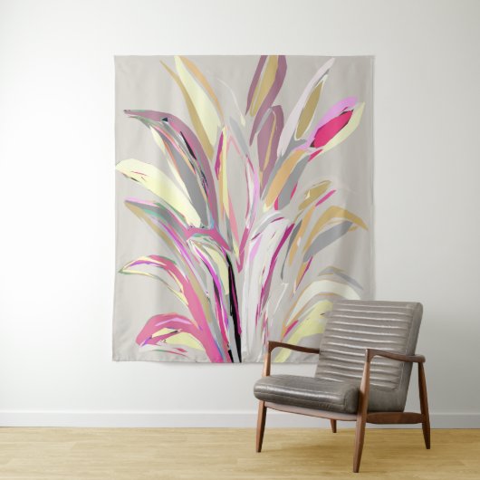 Tenture Style d'art vectoriel Plante tropical Abstrait (En situation)
