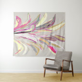 Tenture Style d'art vectoriel Plante tropical Abstrait (En situation (horizontale))