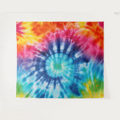 Tenture Style de teinture Rainbow Tie classique des années (Devant (Horizontal))