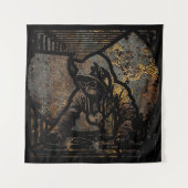 Tenture Style DJ Chat Wutang (Devant)