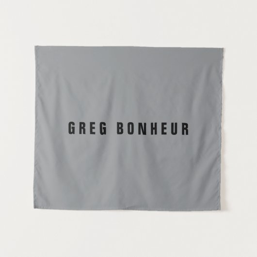 Tenture Style moderne Nom de recherche | Gris et noir (Devant (Horizontal))