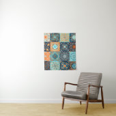 Tenture Style Patchwork. Motif sans charme de 16 décoratio (En situation)