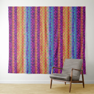 Tenture Style Rainbow Boho Multicolore