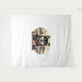 Tenture Style Shiba Inu Ukiyo-e (Devant (Horizontal))