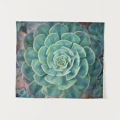Tenture Succulent en gros plan (Devant (Horizontal))