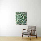 Tenture Succulent incliné par rouge vert (En situation)