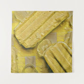 Tenture Sucette glacée au cône de glace jaune (Devant (Horizontal))