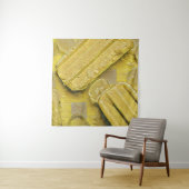 Tenture Sucette glacée au cône de glace jaune (En situation (horizontale))