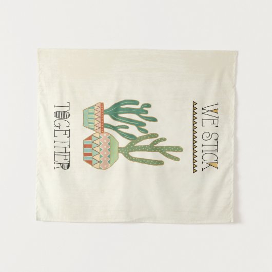 Tenture Sud-ouest Geo VIII | que nous collons ensemble (Devant (Horizontal))