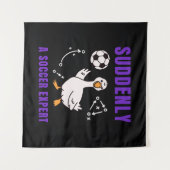 Tenture Suddenly a soccer expert (Devant (Horizontal))