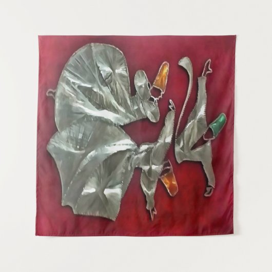 Tenture Sufis Entrés Dans La Prière Acrylique (Devant (Horizontal))