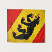 Tenture Suisse: Armoiries Drapeau Canton de Berne ... (Devant (Horizontal))