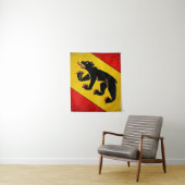 Tenture Suisse: Armoiries Drapeau Canton de Berne ... (En situation)