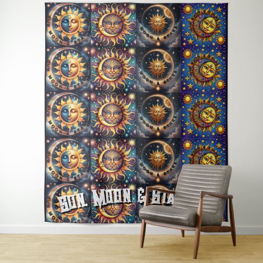 Tenture Sun, Moon & Star Co. (En situation)