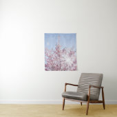 Tenture sun rays pass through pink flowers of a wow tree (En situation)