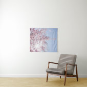 Tenture sun rays pass through pink flowers of a wow tree (En situation (horizontale))