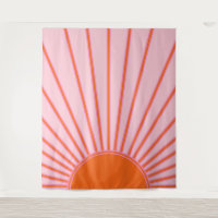Sun Sunrise Pastel Rose Et Orange Sunshine
