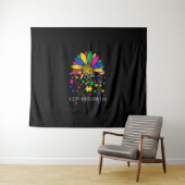 Tenture Sunflower Accepter Comprendre l'Amour Monde Autism (En situation (horizontale))