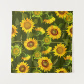 Tenture Sunflowers motif continu été (Devant (Horizontal))