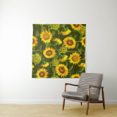 Tenture Sunflowers motif continu été (En situation (horizontale))