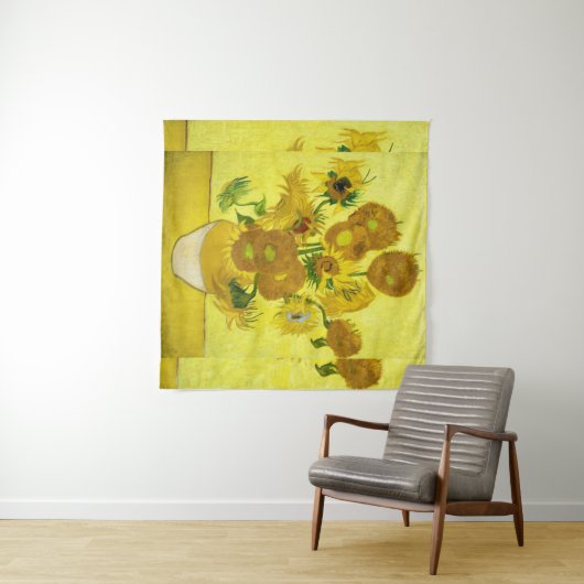 Tenture Sunflowers Vincent van Gogh (En situation (horizontale))