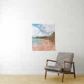 Tenture Sunny Beach Day Blue Sky Puffy Nuages Peinture (En situation)