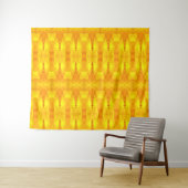 Tenture Sunny Daisy Ikat 4 (En situation (horizontale))