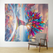 Tenture Sunrise Crystal (En situation (horizontale))