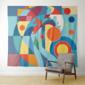 Tenture Sunrise Ocean Wave (En situation (horizontale))