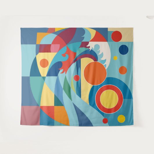 Tenture Sunrise Ocean Wave (Devant (Horizontal))