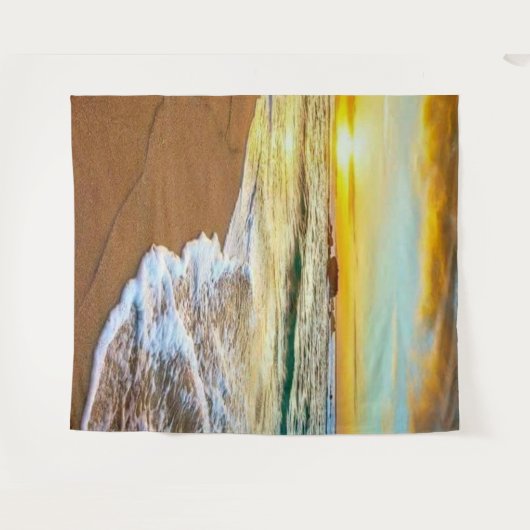 Tenture Sunset plage (Devant (Horizontal))