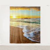 Tenture Sunset plage (Devant)