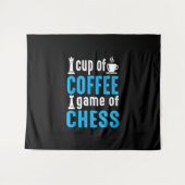 Tenture Super jeu de société - Coupe de café Jeu d'échecs (Devant (Horizontal))