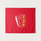 Tenture Super Maman (Devant (Horizontal))