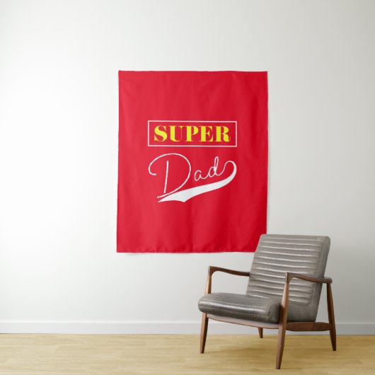 Tenture Super papa (En situation)