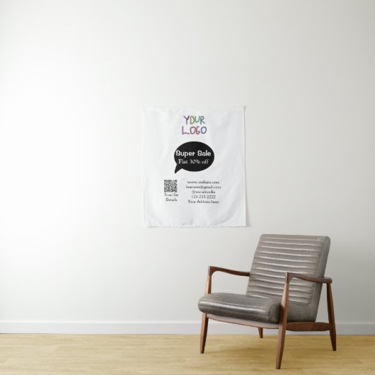 Tenture super-vente escompte d'entreprise numérisation cod (En situation)