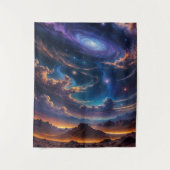 Tenture Superbe Galaxie Spirale Espace Alien Planète Sky A (Devant)