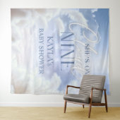 Tenture Sur Cloud 9 Neuf Pampas Baby shower Photoboooooooo (En situation (horizontale))